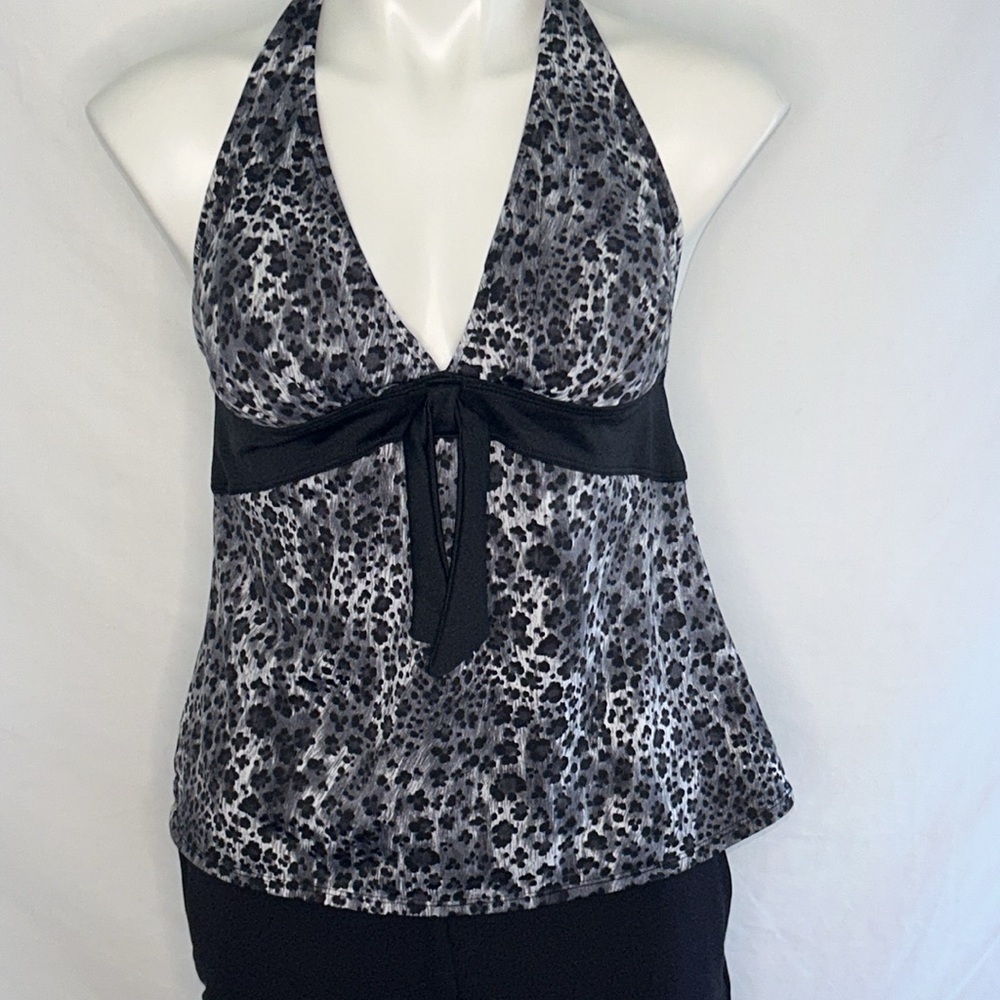 Gabar Black and Gray swim tankini